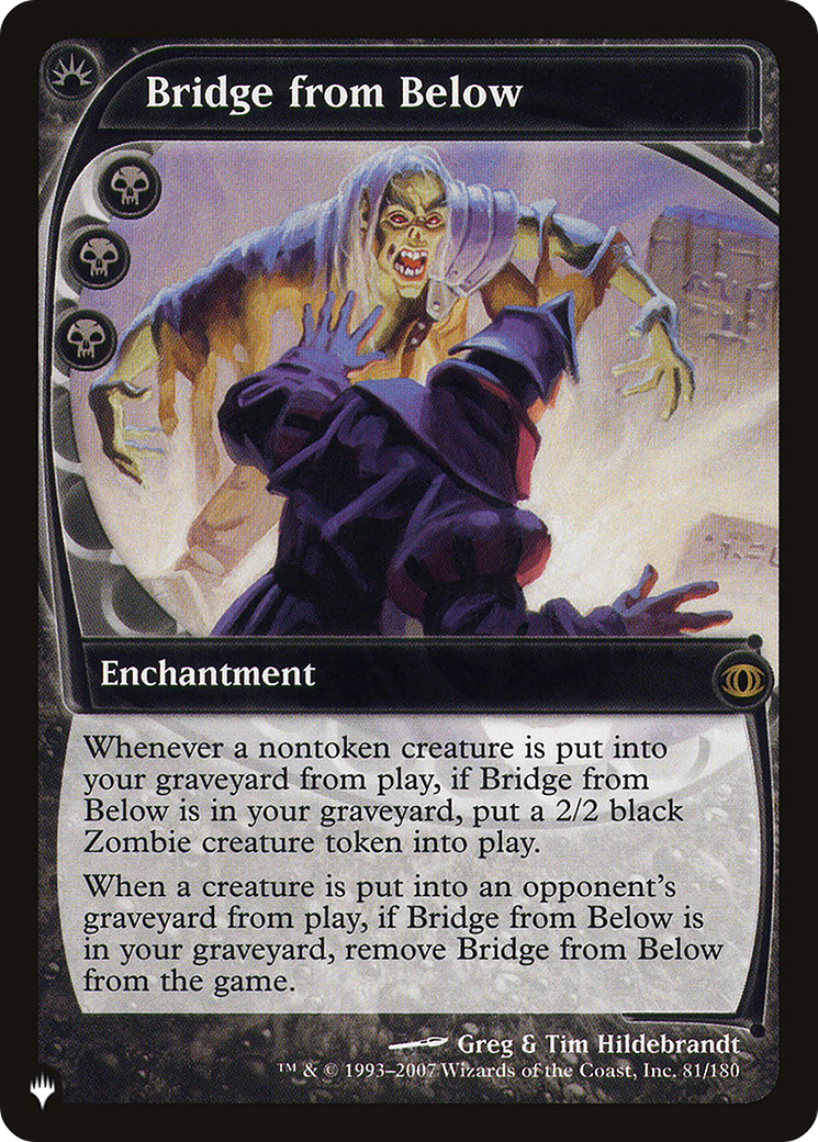 Magic: The Gathering - Bridge from Below - The List