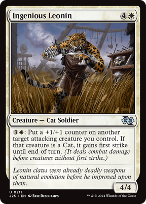 Magic: The Gathering - Ingenious Leonin - Foundations Jumpstart