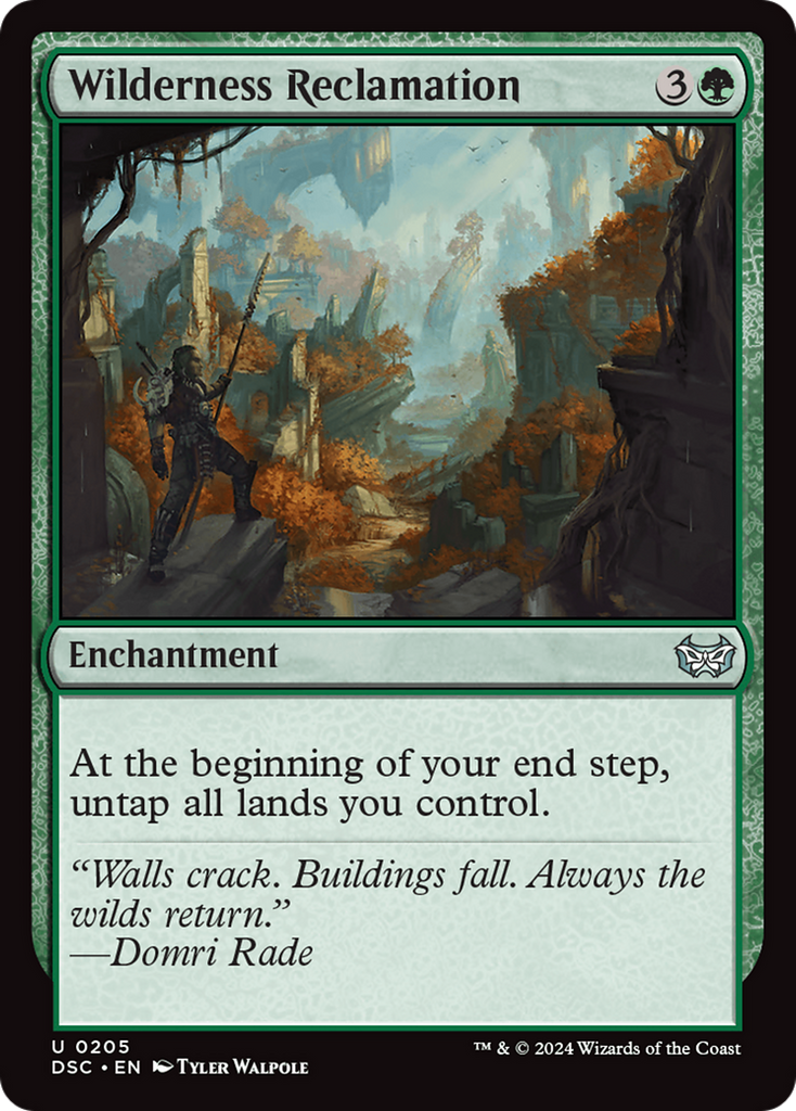 Magic: The Gathering - Wilderness Reclamation - Duskmourn: House of Horror Commander