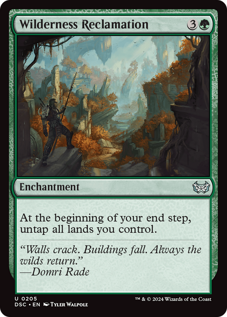 Magic: The Gathering - Wilderness Reclamation - Duskmourn: House of Horror Commander