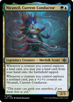 Magic: The Gathering - Nicanzil, Current Conductor Foil - The Lost Caverns of Ixalan