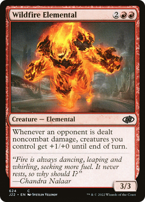 Magic: The Gathering - Wildfire Elemental - Jumpstart 2022
