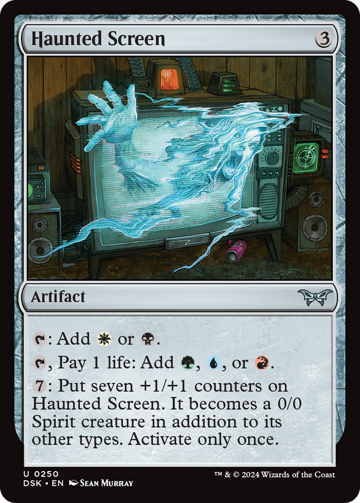 Magic: The Gathering - Haunted Screen - Duskmourn: House of Horror