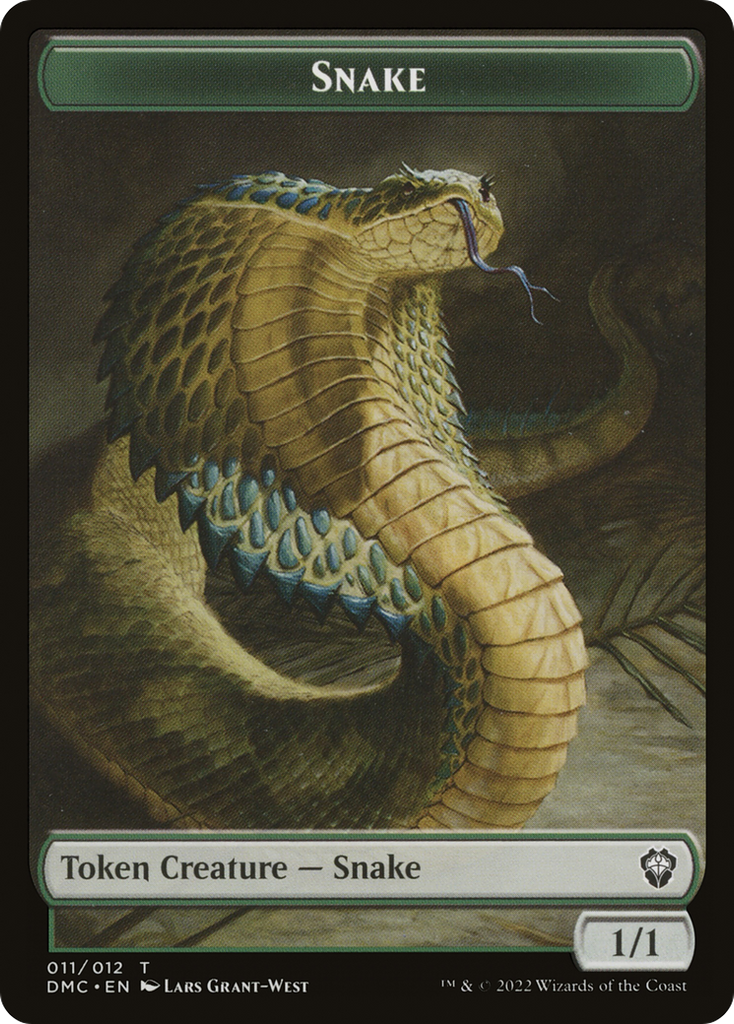 Magic: The Gathering - Snake Token - Dominaria United Commander Tokens