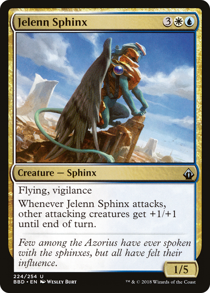 Magic: The Gathering - Jelenn Sphinx Foil - Battlebond