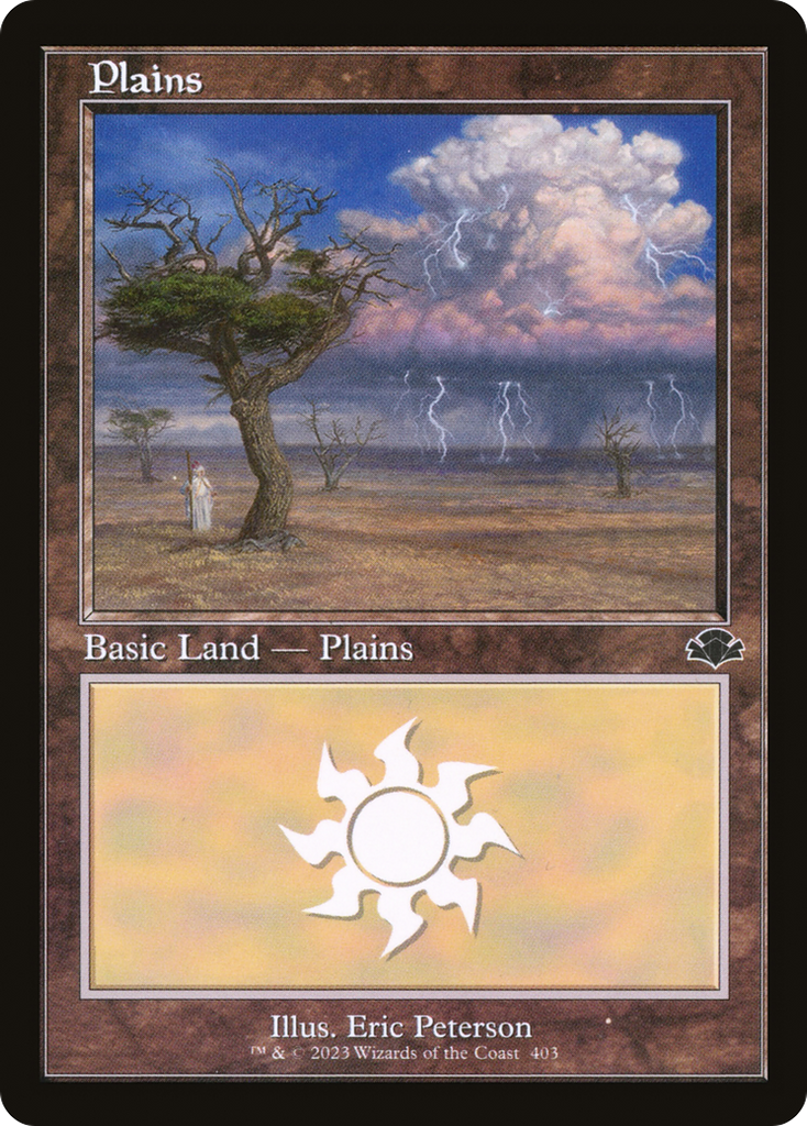 Magic: The Gathering - Plains #403 Foil - Dominaria Remastered