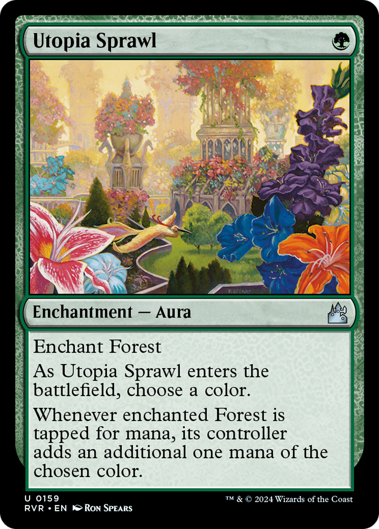 Magic: The Gathering - Utopia Sprawl Foil - Ravnica Remastered