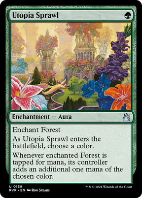 Magic: The Gathering - Utopia Sprawl Foil - Ravnica Remastered