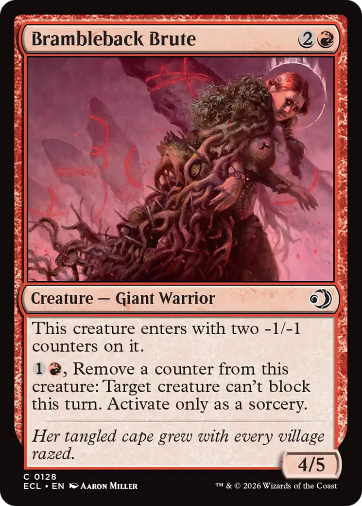 Magic: The Gathering - Brambleback Brute Foil - Lorwyn Eclipsed