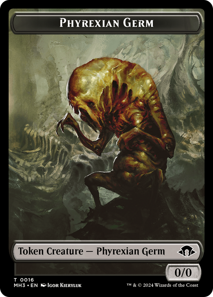 Magic: The Gathering - Phyrexian Germ Token - Modern Horizons 3 Tokens