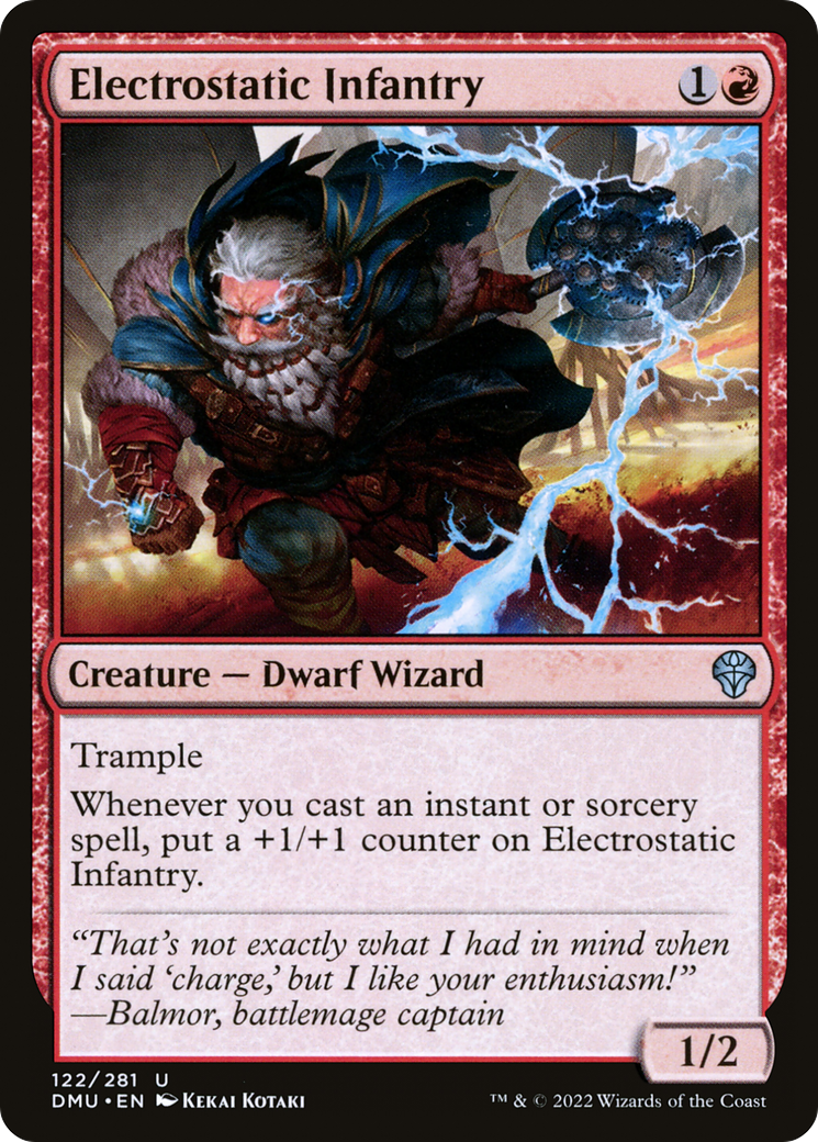 Magic: The Gathering - Electrostatic Infantry Foil - Dominaria United