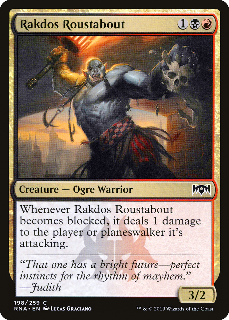 Magic: The Gathering - Rakdos Roustabout Foil - Ravnica Allegiance
