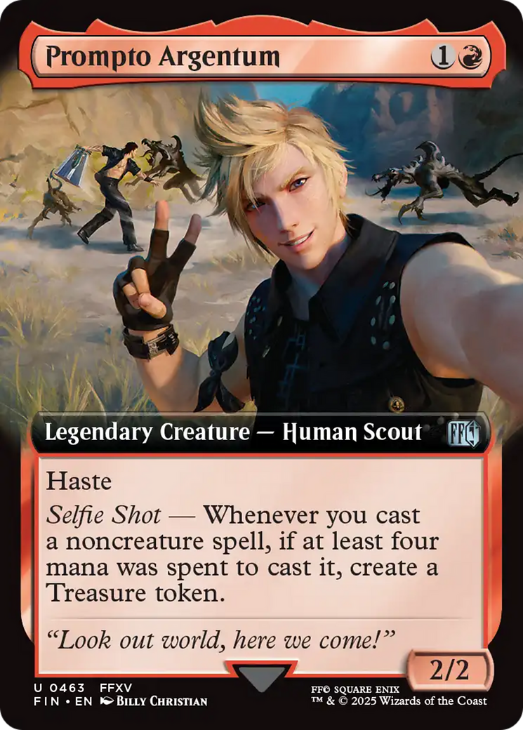 Magic: The Gathering - Prompto Argentum Foil - Final Fantasy