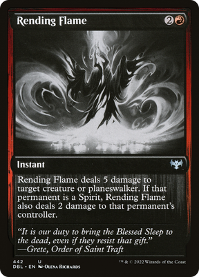 Magic: The Gathering - Rending Flame Foil - Innistrad: Double Feature