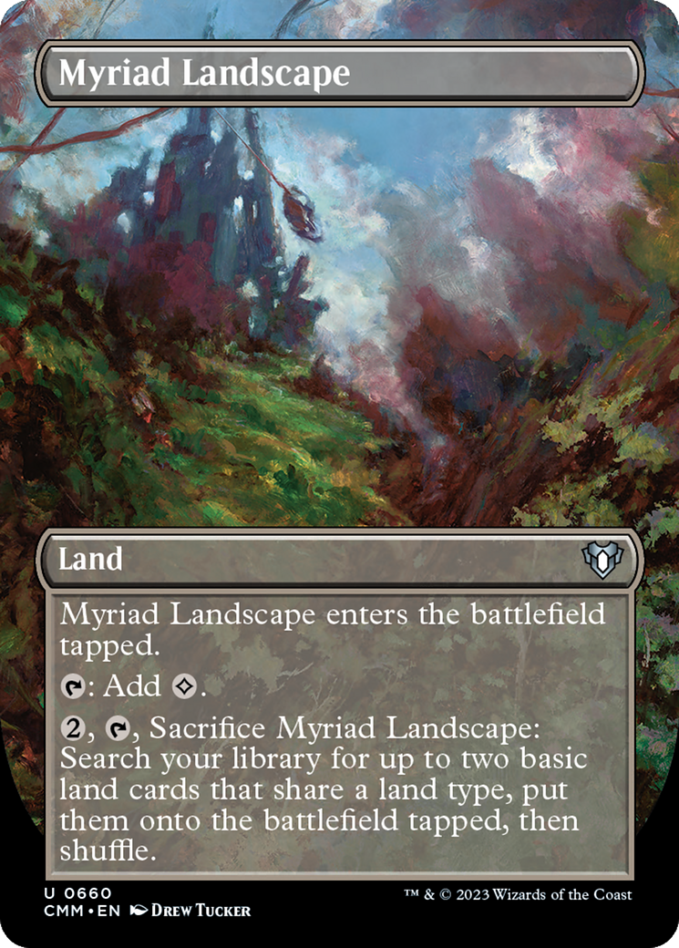 Magic: The Gathering - Myriad Landscape - Commander Masters