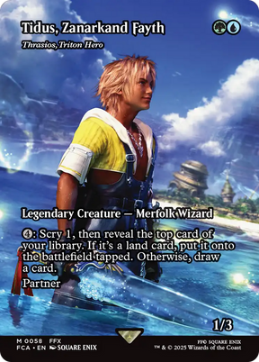 Magic: The Gathering - Thrasios, Triton Hero - Final Fantasy: Through the Ages