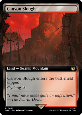 Magic: The Gathering - Canyon Slough - Doctor Who