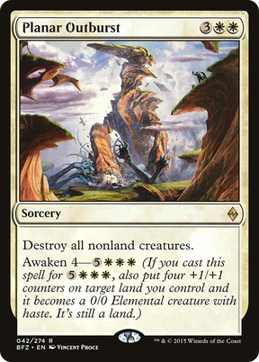 Magic: The Gathering - Planar Outburst Foil - Battle for Zendikar