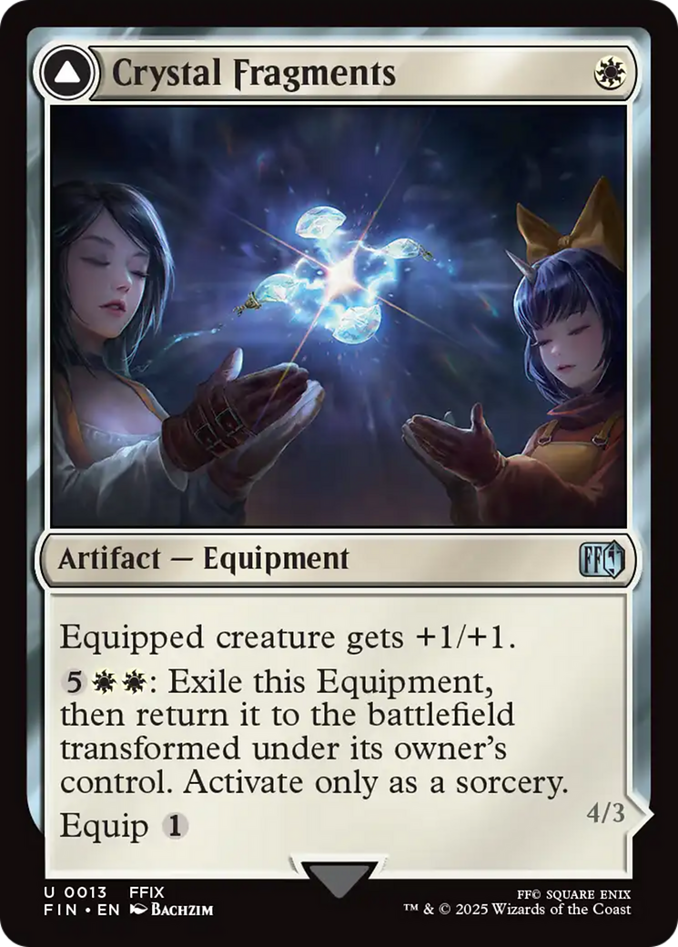 Magic: The Gathering - Crystal Fragments // Summon: Alexander Foil - Final Fantasy