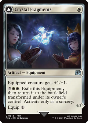 Magic: The Gathering - Crystal Fragments // Summon: Alexander Foil - Final Fantasy