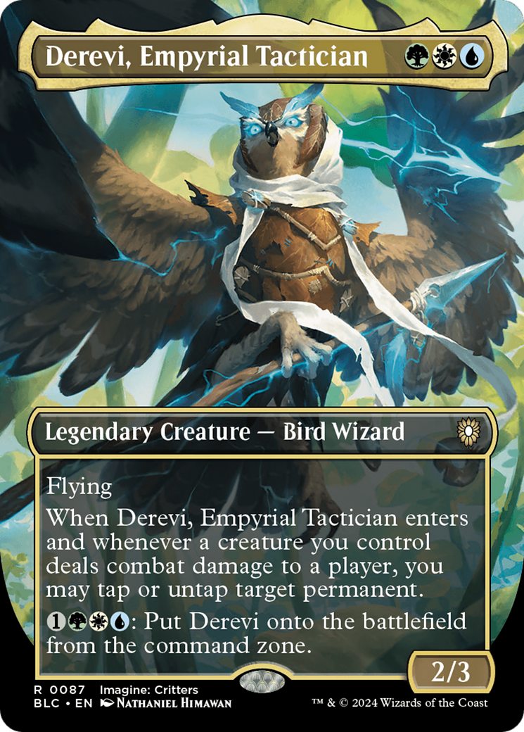Magic: The Gathering - Derevi, Empyrial Tactician Foil - Bloomburrow Commander
