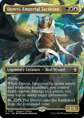 Magic: The Gathering - Derevi, Empyrial Tactician Foil - Bloomburrow Commander