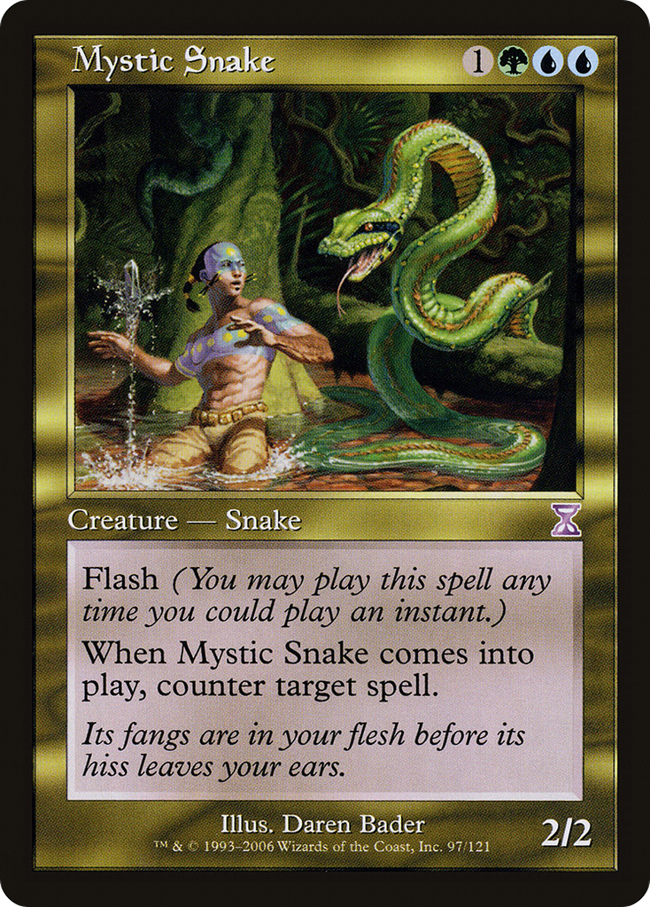 Magic: The Gathering - Mystic Snake - Time Spiral Timeshifted