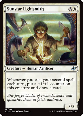 Magic: The Gathering - Sunstar Lightsmith Foil - Edge of Eternities