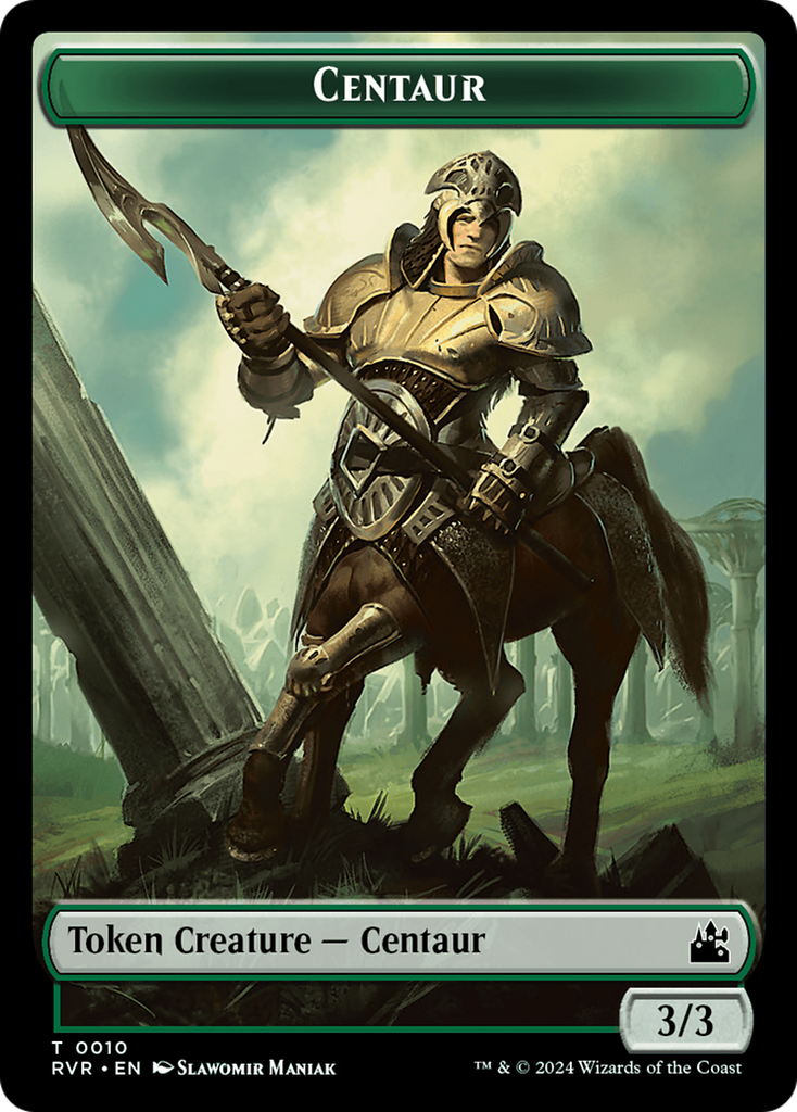 Magic: The Gathering - Centaur Token - Ravnica Remastered Tokens