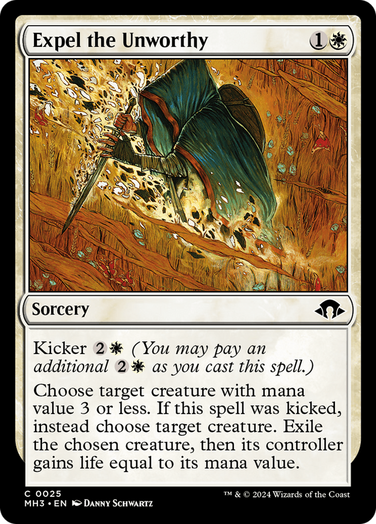 Magic: The Gathering - Expel the Unworthy Foil - Modern Horizons 3