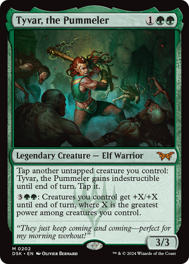 Magic: The Gathering - Tyvar, the Pummeler Foil - Duskmourn: House of Horror