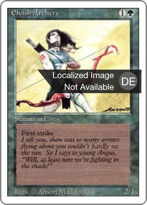Magic: The Gathering - Bogenschützen der Elfen - Revised Edition