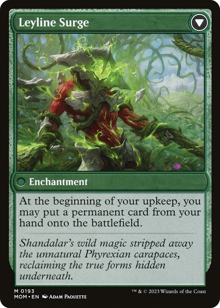 Magic: The Gathering - Invasion of Shandalar // Leyline Surge Foil - March of the Machine