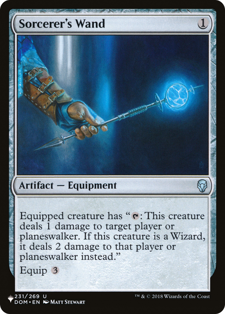 Magic: The Gathering - Sorcerer's Wand - The List