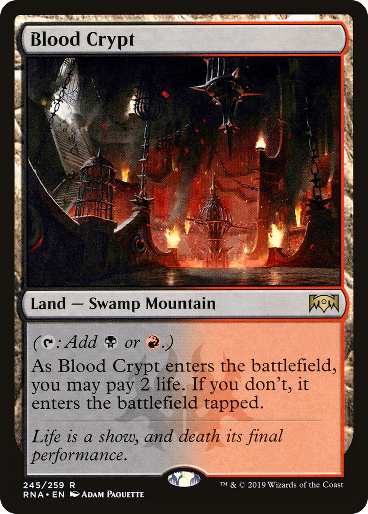 Magic: The Gathering - Blood Crypt Foil - Ravnica Allegiance