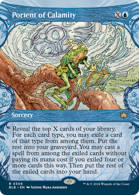 Magic: The Gathering - Portent of Calamity Foil - Bloomburrow