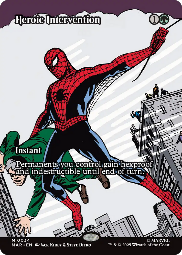 Magic: The Gathering - Heroic Intervention Foil - Marvel Universe