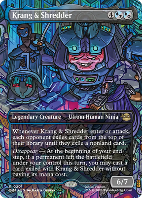 Magic: The Gathering - Krang & Shredder Foil - Teenage Mutant Ninja Turtles