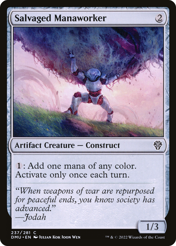 Magic: The Gathering - Salvaged Manaworker Foil - Dominaria United