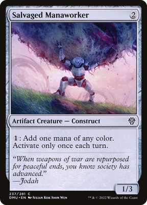 Magic: The Gathering - Salvaged Manaworker Foil - Dominaria United
