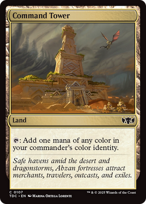 Magic: The Gathering - Command Tower - Tarkir: Dragonstorm Commander