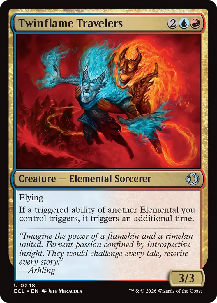 Magic: The Gathering - Twinflame Travelers Foil - Lorwyn Eclipsed