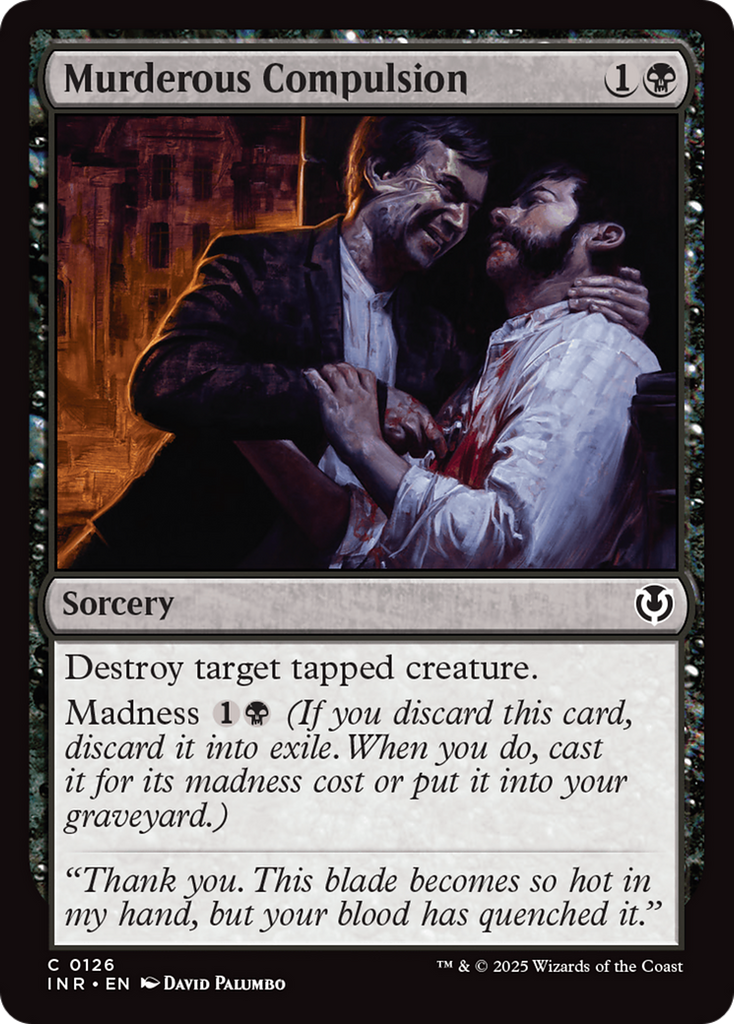 Magic: The Gathering - Murderous Compulsion - Innistrad Remastered