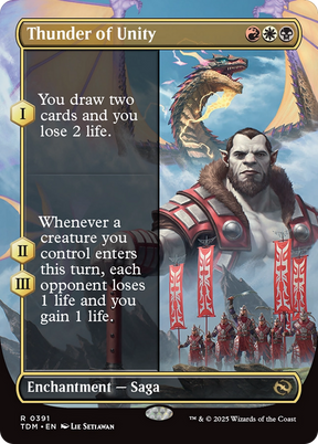 Magic: The Gathering - Thunder of Unity Foil - Tarkir: Dragonstorm