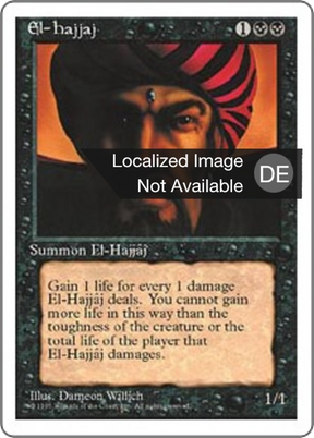 Magic: The Gathering - El-Hajjâj - Fourth Edition