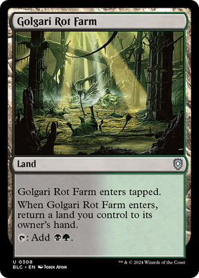 Magic: The Gathering - Golgari Rot Farm - Bloomburrow Commander