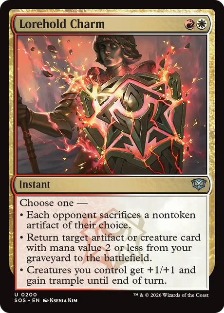Magic: The Gathering - Lorehold Charm - Secrets of Strixhaven