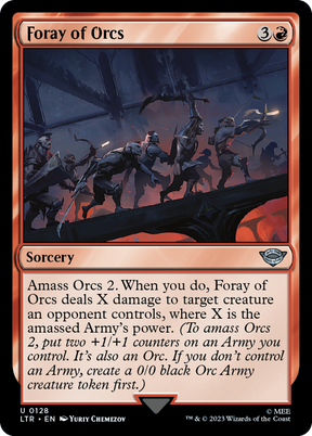 Magic: The Gathering - Foray of Orcs - The Lord of the Rings: Tales of Middle-earth