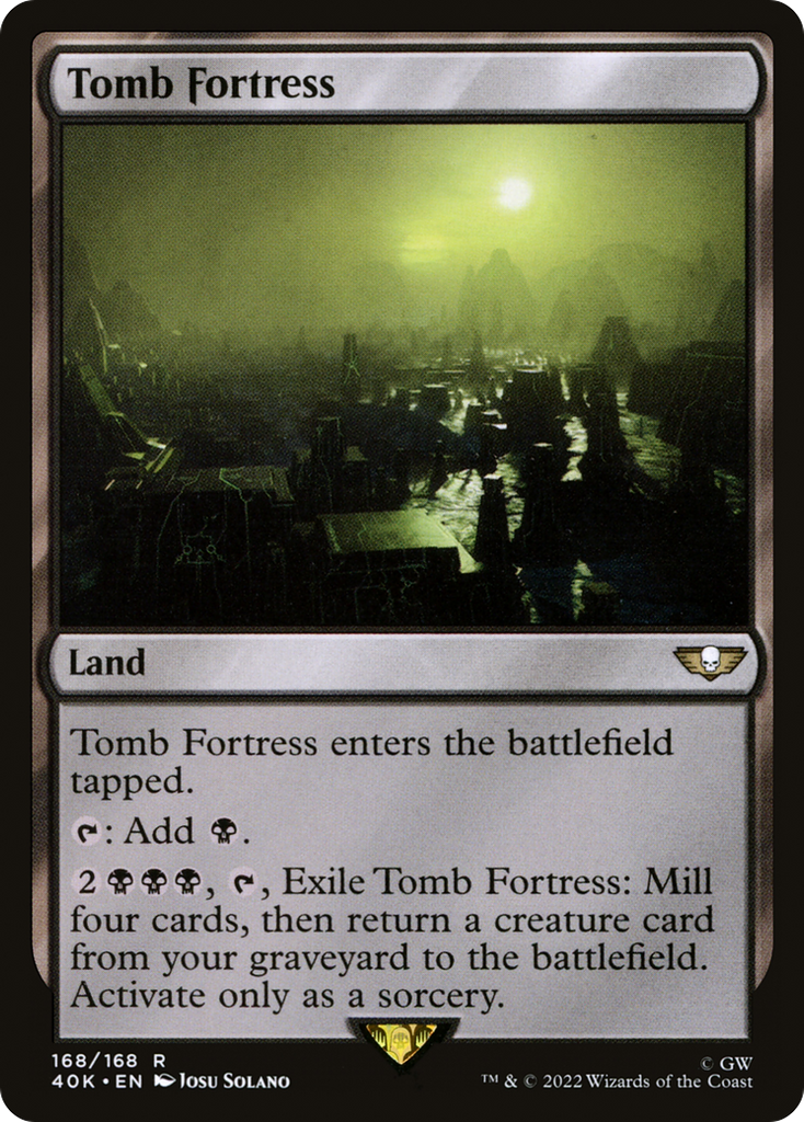 Magic: The Gathering - Tomb Fortress - Warhammer 40000 Commander