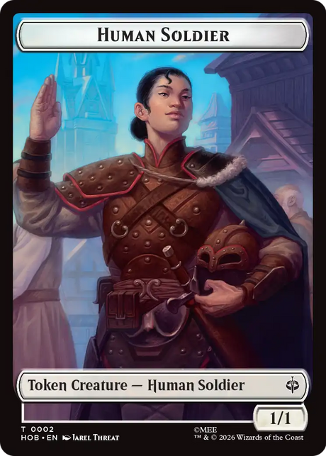 Magic: The Gathering - Human Soldier Token - The Hobbit Tokens